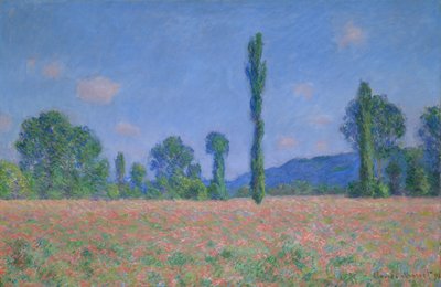 Mohnfeld (Giverny) von Claude Monet