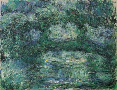Die japanische Brücke von Claude Monet