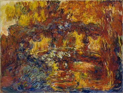 Die japanische Fußbrücke, ca. 1920 von Claude Monet