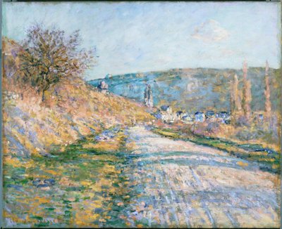 Der Weg nach Vétheuil von Claude Monet