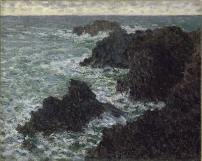 Die Felsen von Belle-Ile, Die wilde Küste, 1886 von Claude Monet