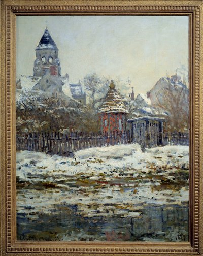 Die Kirche von Vetheuil von Claude Monet