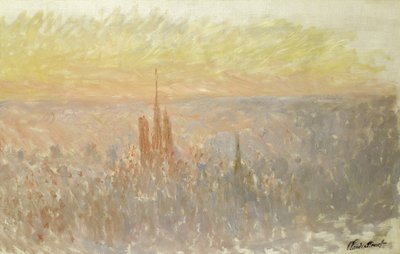 Ansicht von Rouen von Claude Monet