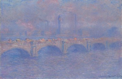 Waterloo Bridge, Lichteffekt von Claude Monet
