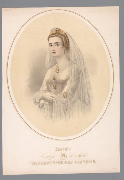 Porträt von Eugénie, Kaiserin von Frankreich von Claude Régnier