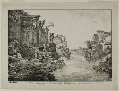 Ansicht im Trastevere-Viertel, Rom von Claude Thienon