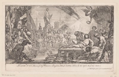 Märtyrertod des heiligen Laurentius von Claude Vignon