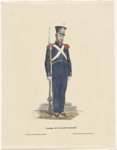 Belgischer Schütze, 1830 von Claudio Linati