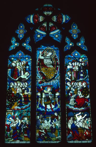 Das Westfenster, das das Jüngste Gericht darstellt, von Clayton und Bell, ca. 1860 von Clayton & Bell