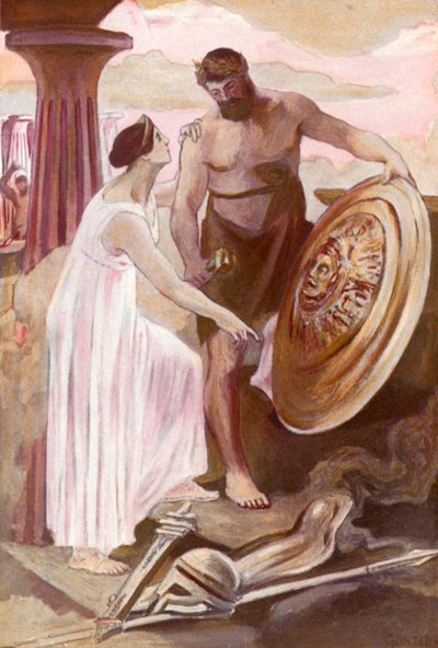 Illustration für die Ilias von Homer von Clement Goutier