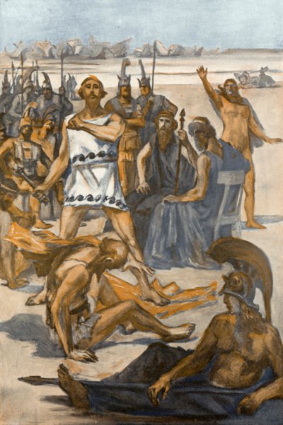 Illustration zur Ilias von Homer von Clement Goutier