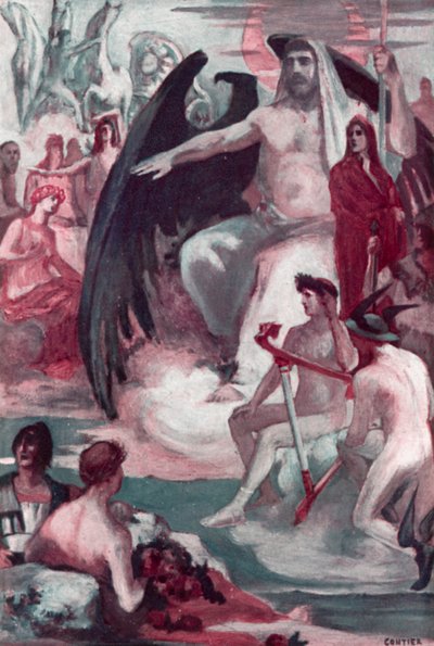 Illustration zur Ilias von Homer von Clement Goutier