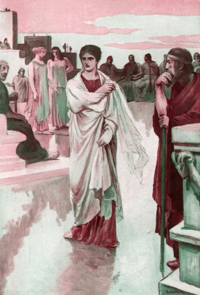 Illustration für die Ilias von Homer von Clement Goutier
