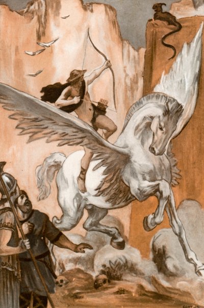 Illustration für die Ilias von Homer von Clement Goutier