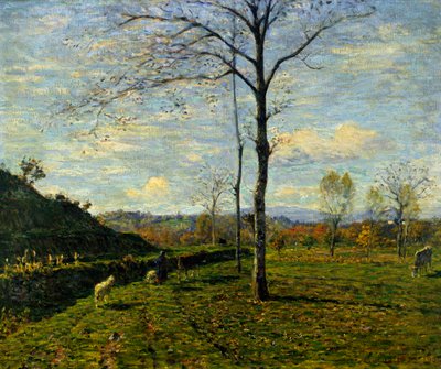 Ende Oktober, von Clemente Pugliese Levi (1855-1936) von Clemente Pugliese Levi