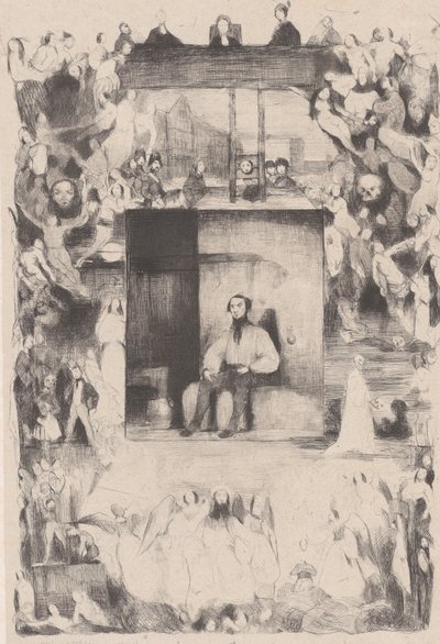 Der letzte Tag eines Verurteilten, 1833 von Célestin Nanteuil