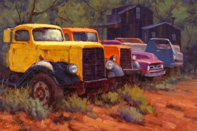 Verlassene Klassische Lastwagen von Cody DeLong