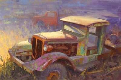 Alte Lastwagen Goldene Stunde von Cody DeLong