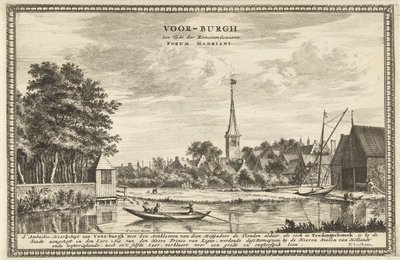 Ansicht von Voorburg von Coenraet Decker