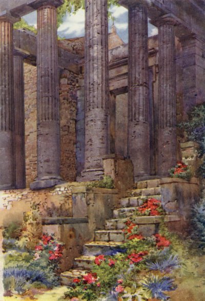 Griechischer Tempel des Herkules, Cori von Commendator Formilli