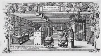August von Braunschweig-Lüneburg in seiner Bibliothek, 1650 von Conrad Buno