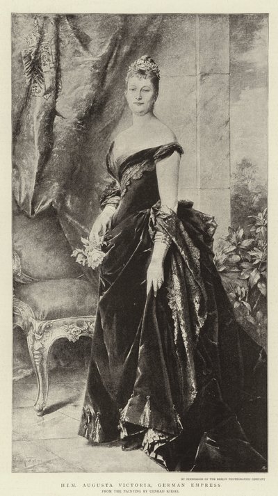 Ihre Majestät Augusta Victoria, Deutsche Kaiserin von Conrad Kiesel
