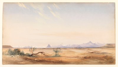Kordilleren der Anden, gesehen von der Mystery Plain, nahe dem Santa Cruz, ca. 1878 von Conrad Martens