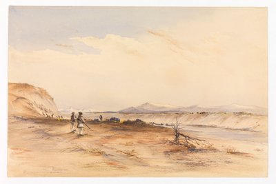 Jagd am Santa Cruz Fluss, ca. 1878 von Conrad Martens