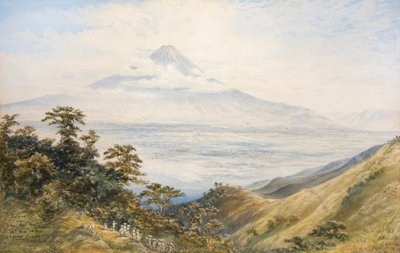 Fujiyama vom Otomi Toge Pass, Japan von Constance Frederica Gordon Cumming
