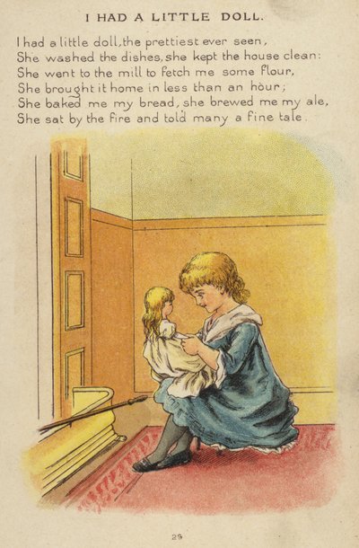 Kinderreim: Ich hatte eine kleine Puppe von Constance Haslewood