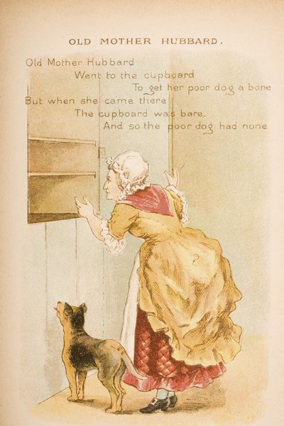 Alte Mutter Hubbard, aus 