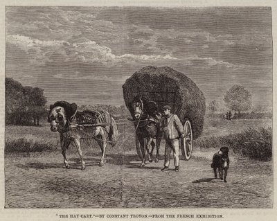 Der Heuwagen von Constant Emile Troyon