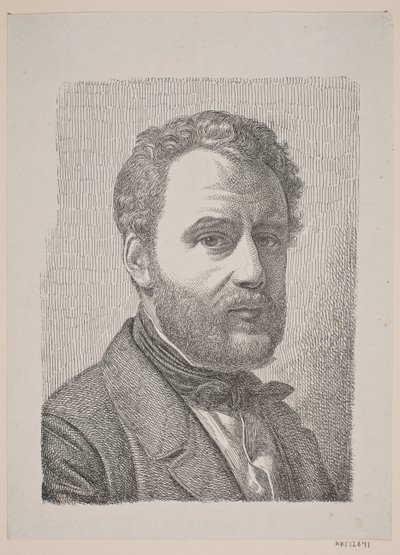 Porträt von Wilhelm Marstrand von Constantin Hansen