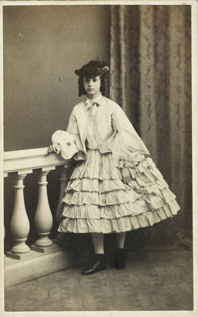 Porträt der Prinzessin Dagmar von Dänemark 1847-1928, 1860 von Copenhagen Photo studio E. Lange