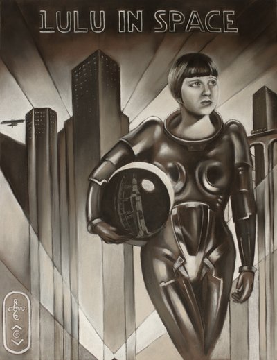 Art Deco Stadtastronaut von Corné Akkers