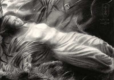 Ätherische Drapierte Figur von Corné Akkers