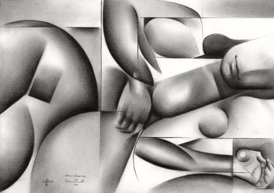 Sinnliche Geometrische Figur von Corné Akkers