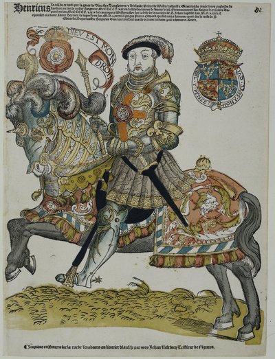 Porträt von Heinrich VIII. von England von Cornelis Anthonisz. (manner of)