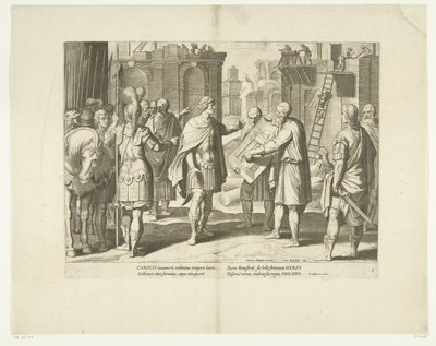 Karl V. lässt ein Kloster bauen, 1555, Nr. 8 von Cornelis Boel