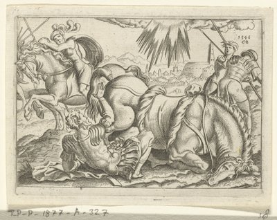 Bekehrung des Paulus von Cornelis Bos