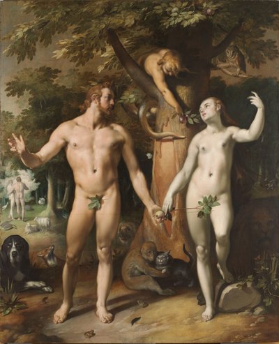 Der Sündenfall von Cornelis Cornelisz. van Haarlem
