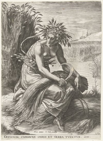 Ceres von Cornelis Cort