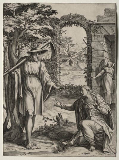 Christus erscheint Maria Magdalena von Cornelis Cort