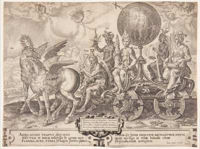 Der Triumph der Welt von Cornelis Cort