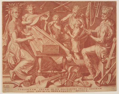 Musik aus den Sieben Freien Künsten von Cornelis Cort