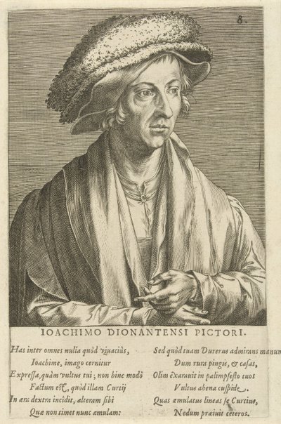 Porträt des Malers Joachim Patinier von Cornelis Cort