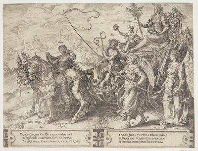 Der Triumph des Friedens von Cornelis Cort