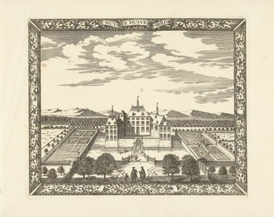 Ansicht von Schloss Duivenvoorde in Voorschoten (T