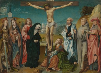 Christus am Kreuz, um 1505-1510 von Cornelis Engebrechtsz