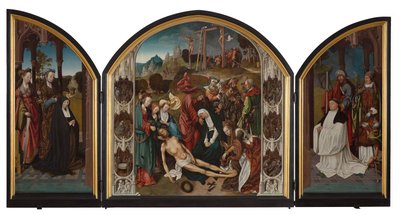 Triptychon mit der Beweinung Christi von Cornelis Engebrechtsz.